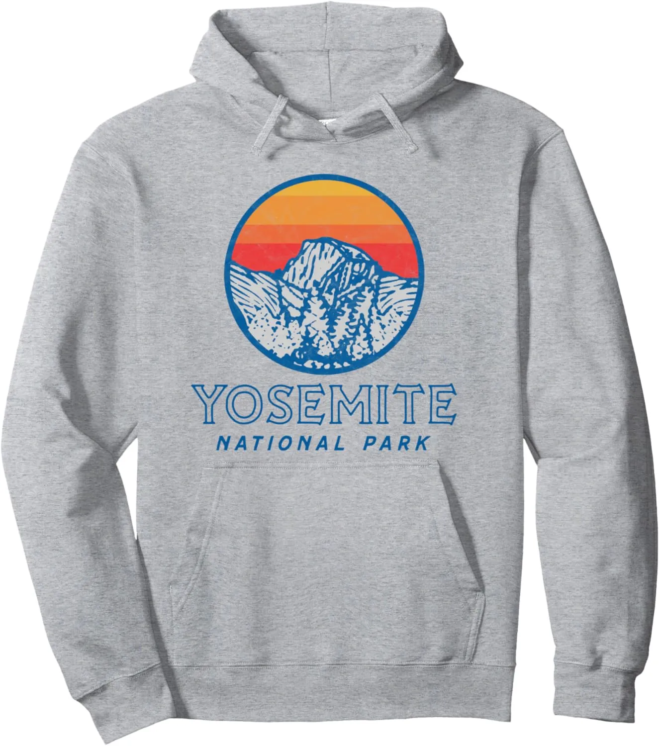 Vintage Yosemite National Park Eighties Graphic Badge Pullover Hoodie