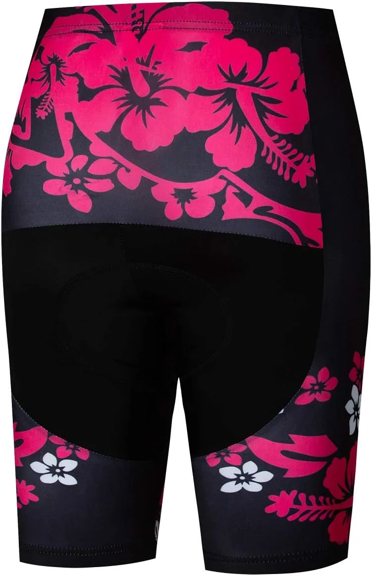 Weimostar Women's Short Sleeve Cycling Jersey Gel Padded Shorts Set MTB Sportswear Reflective