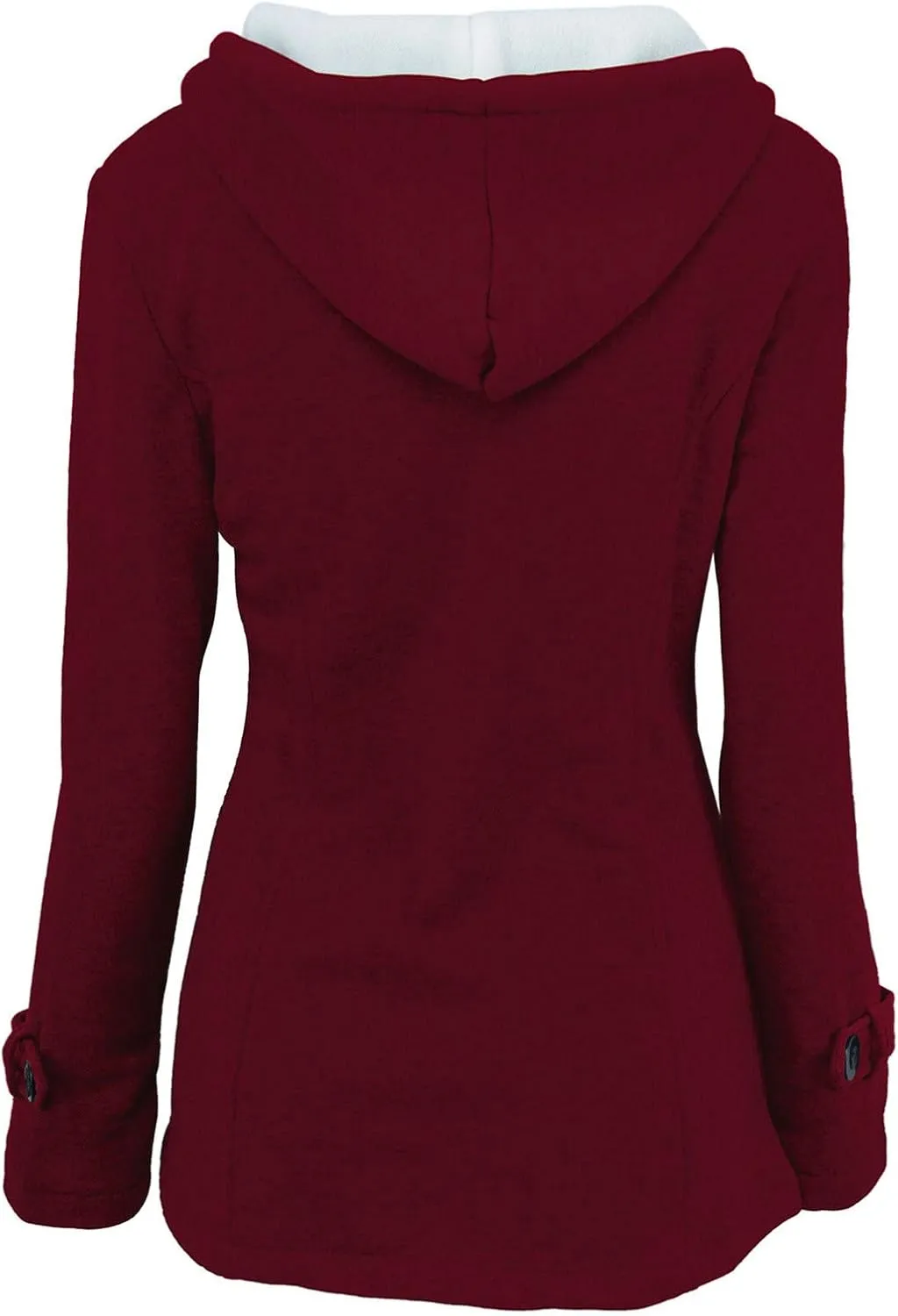 Women 2024 Winter Coat Plus Size Thicken Warm Wool Blend Windbreaker Jackets Fashion Fleece Lined Trench Coat Overcoats