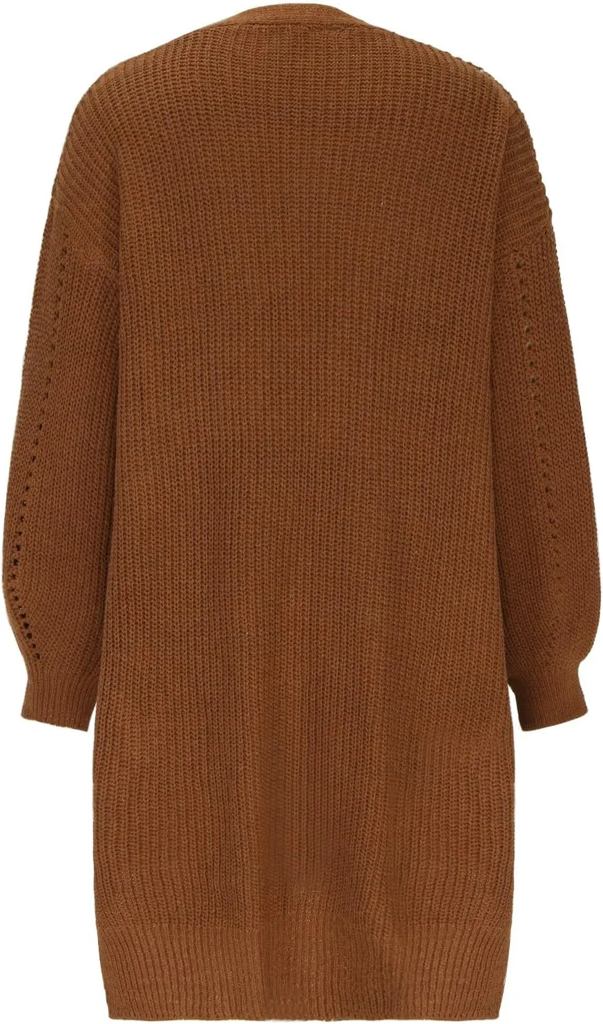 Womens Casual Cardigans Open Front Chunky Knit Cardigan Long Sleeve Oversized Sweaters Outwear Coat Ladies Clothes