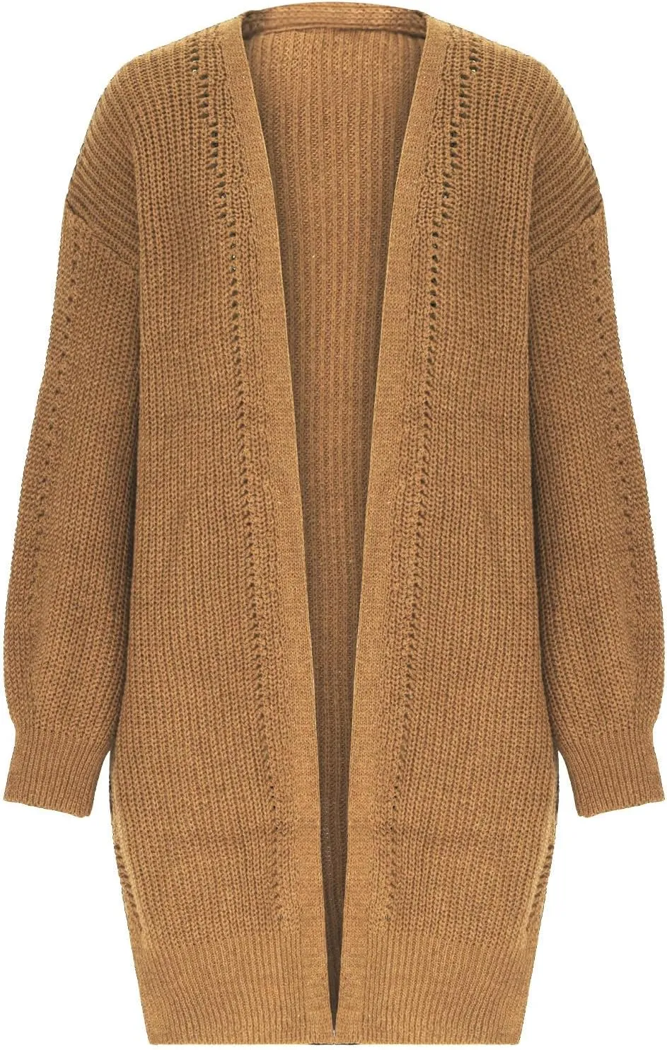 Womens Casual Cardigans Open Front Chunky Knit Cardigan Long Sleeve Oversized Sweaters Outwear Coat Ladies Clothes