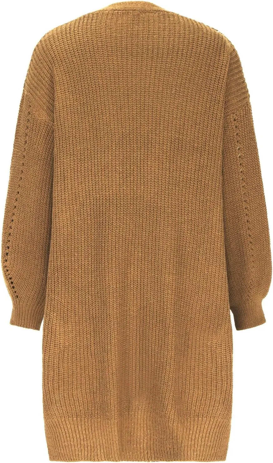 Womens Casual Cardigans Open Front Chunky Knit Cardigan Long Sleeve Oversized Sweaters Outwear Coat Ladies Clothes