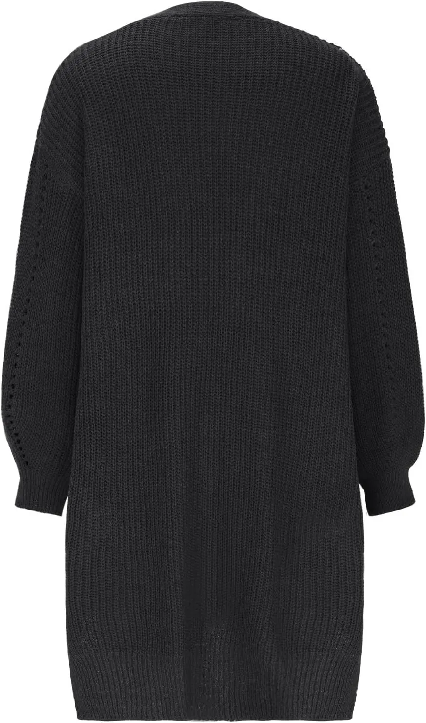 Womens Casual Cardigans Open Front Chunky Knit Cardigan Long Sleeve Oversized Sweaters Outwear Coat Ladies Clothes