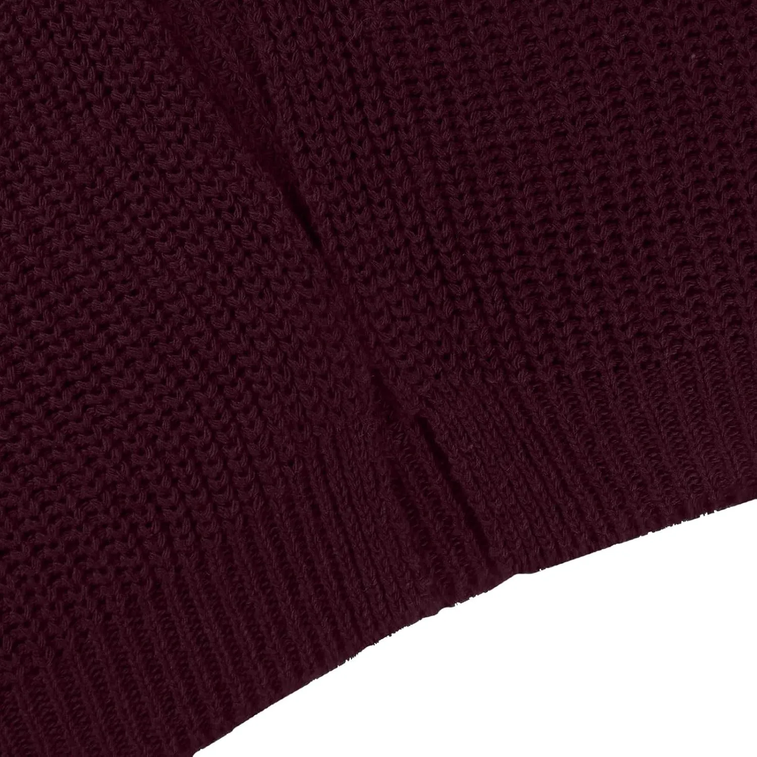 Women's Chunky Knit Open Front Sweater 2024 Fall Winter Long Sleeve Sweater Casual Lightweight Cardigan Outerwear