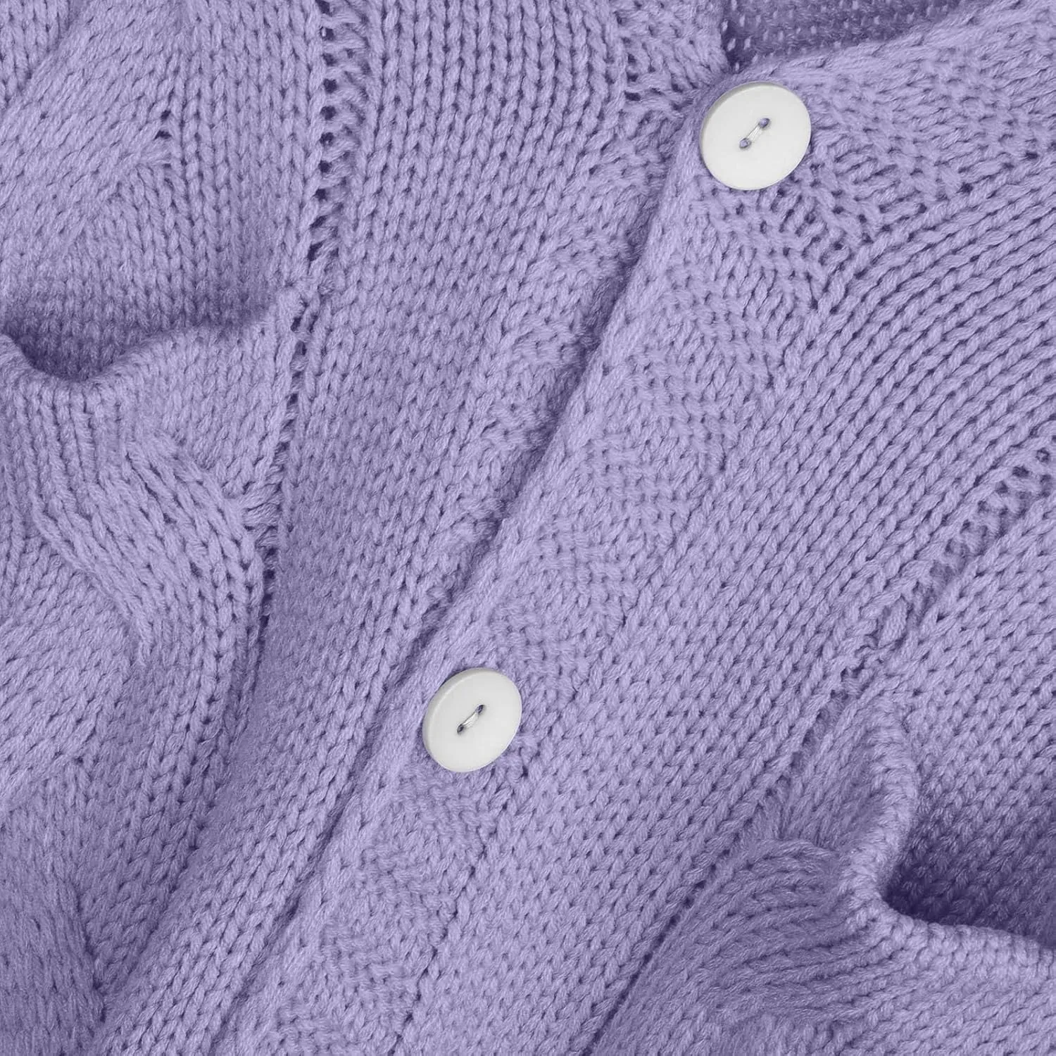 Womens Long Sleeve Cable Knit Long Cardigan, Open Front Button Hooded Sweater Outerwear with Pocket