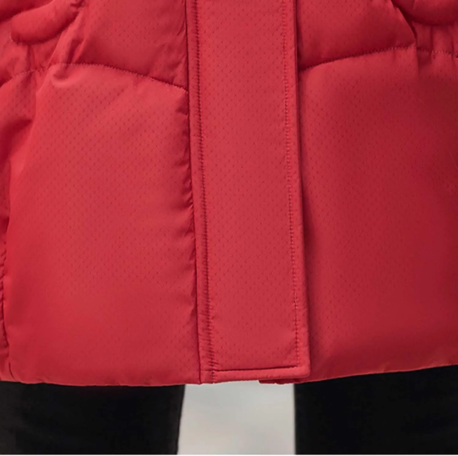 Women's Windproof Quilted Puffer Jackets Winter Warm Padded Down Coats Plus Size Drawstring Hooded Jacket with Pocket